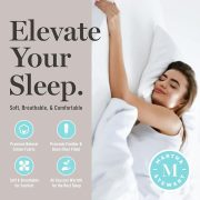 Martha Stewart Goose Feather Down Fiber Cotton Comforter Queen Size, Feather Duvet Insert Queen, Hotel Collection Hypoallergenic Comforter 58oz All Season Medium Warmth 90 x 90 Inch White