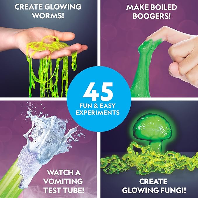 National Geographic Gross Science Kit - 45 Gross Science Experiments- Dissect a Brain, Make Slime, Creepy STEM Project for Boys and Girls, Birthday Gifts for Kids 8-12 (Amazon Exclusive) - Image 3